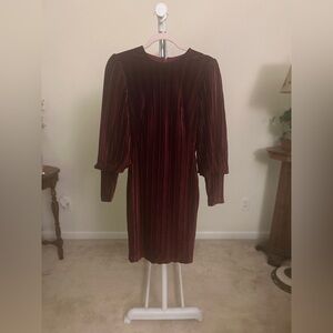 Black Halo Maroon Dress